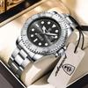 POEDAGAR Top Luxury Male Watch Waterproof Luminous Date  Watch Stainless Steel Clock Sport Fashion  Quartz Watches