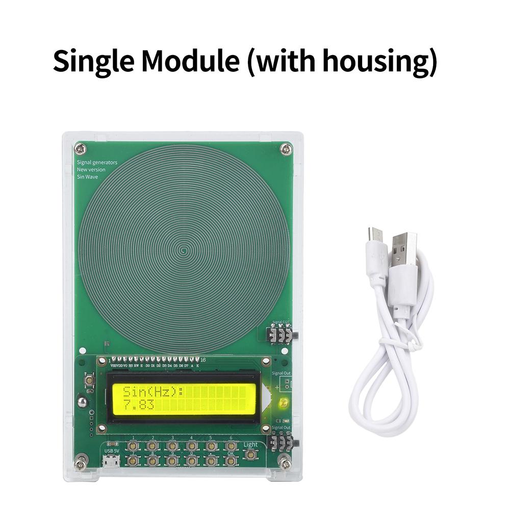 DC5V 0.1–99999Hz Adjustable Frequency Schumann Wave Sine Wave Signal Generator External Antenna Board Compatible Micro USB port