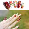 Maple Leaf Flower Butterfly Manikúra Nail Art Decal Samolepky Tipy Dekorace