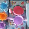 Colorful Kids Water Play Toy Set With Animal Cups Watering Can And Scoops Swimming Pool Beach Toy For Pool Bath Time Fun