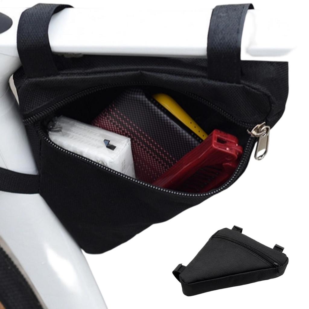 Universal Triangle Bike Frame Bag Water-Resistant, Low-Profile Design Expands Storage For Mountain, Road, Gravel & Commuterbike
