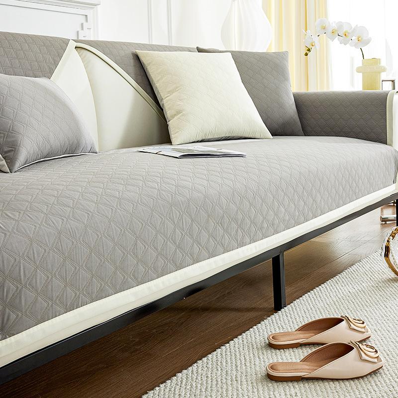 

Modern & Minimalism Waterproof Washed Cotton Yunhai Sofa Cushion Four Seasons Universal All-Inclusive Universal Non-Slip Seat Cushions 70*70cm