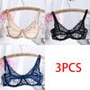 Europe and The United States Thin Single-layer Sexy Bra Full Lace Steel Ring Cottonless Bra Adjustable Big Yards Bra