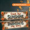 Charming Floral Aluminum Wall Sign – Durable Indoor/Outdoor Decor for Porch, Courtyard, Garage & Restaurant – Rust-Proof 2D Flat Plaque