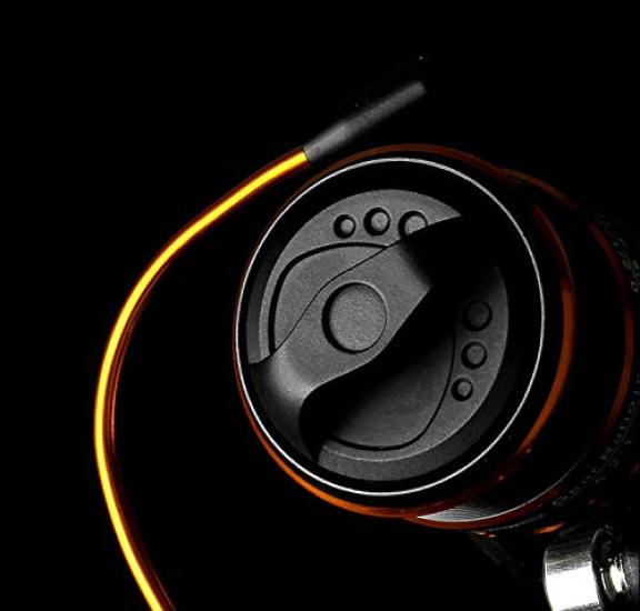 VISPREA Spinnrolle 500 Angelrolle Leichtgewicht Bremskraft 5kg Einfach zu handhaben und Weitwurf Salzwasser Süßwasser Links und Rechts