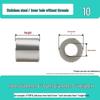 Stainless Steel Thickness-adjustable Washer & Shaft Sleeve (Sizes: M2.5, M3, M4, M6, M8, M12)