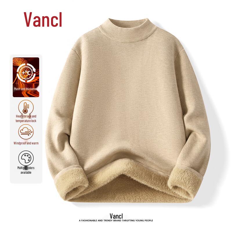 

VANCL Men s Thermal Mock Neck Sweater M