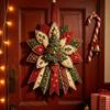 DIY Stoff-Weihnachtskranz Bastelset zum Handnähen einer strahlenden Patchwork-Dekoration für die Innen-Feiertagsdekoration