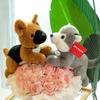 30CM Funny Party Dog Plush Toy Corgi Bulldog Husky Cute Super Soft Birthday Gift Doll Send Friends Kids Festive Decoration