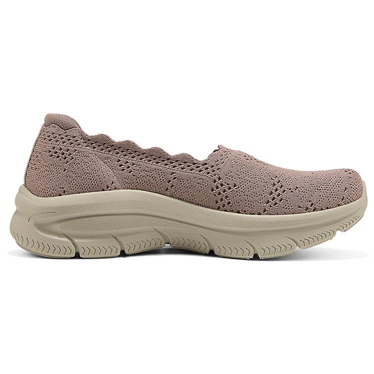 Skechers Arch Fit Mesh MC DLUX Comfortable Lightweight Low-Top Casual Shoes Women Sneaker Pink 159565-MVE