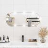Vidaxl LED Wall Mirror, 35x80 Cm, Glass, Oval