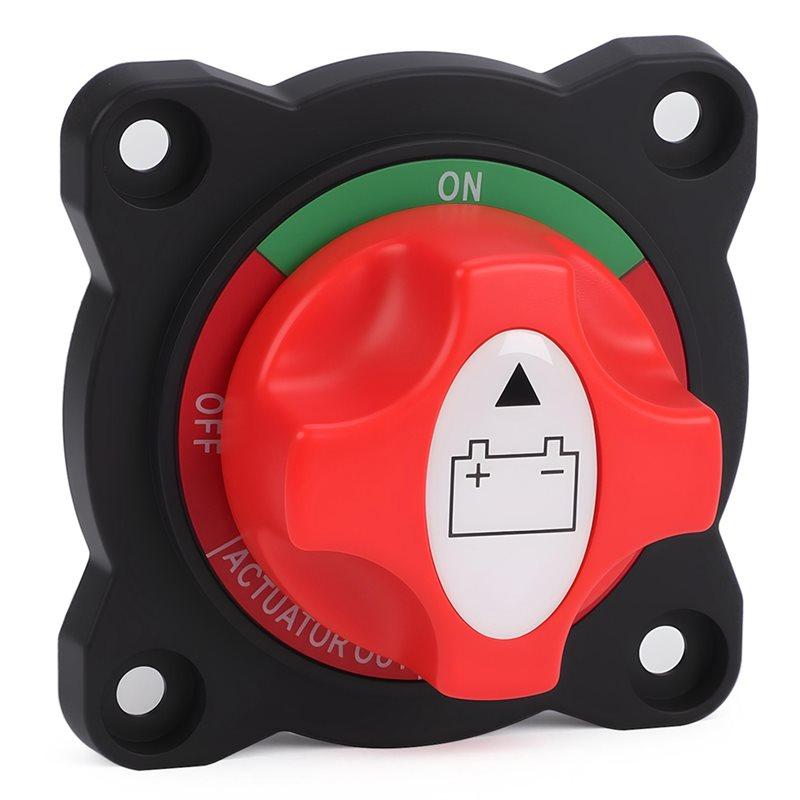 

For Car Battery Isolator Switch With Terminal 12V-48V Cut Off Switch 300A For Car Truck Boat Motorcycle Battery Separator Black Red