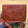 Bag Leather Men Genuine Messenger Shoulder Laptop Travel Vintage Handmade