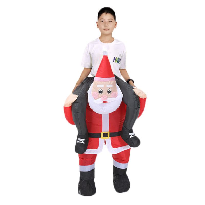 Inflatable Christmas Tree, Snowman, and Reindeer Costume for Festive Parties