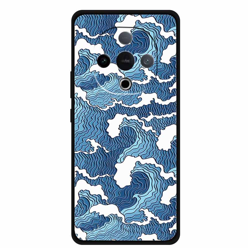 For Vivo Y300 5G Case 3D Emboss Flower Black Silicone Soft Back Cover Case For Vivo Y300C 2025 Phone Case 6.77" Coque Shell Para