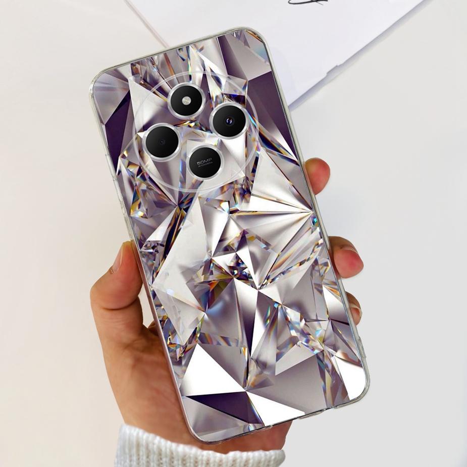 For Xiaomi Redmi 14C Case Cute Cat Butterfly Painted Cover Clear Silicone Soft TPU Phone Case For Xiaomi Redmi 14C Redmi14C Bags