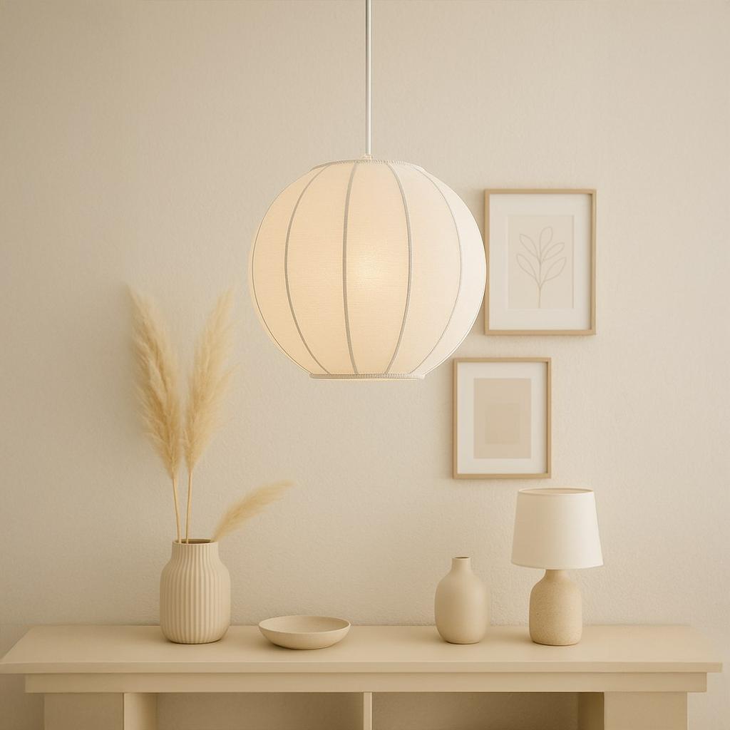 Lampa Wisząca Dana 1 E27 Biały Milagro Ml1805