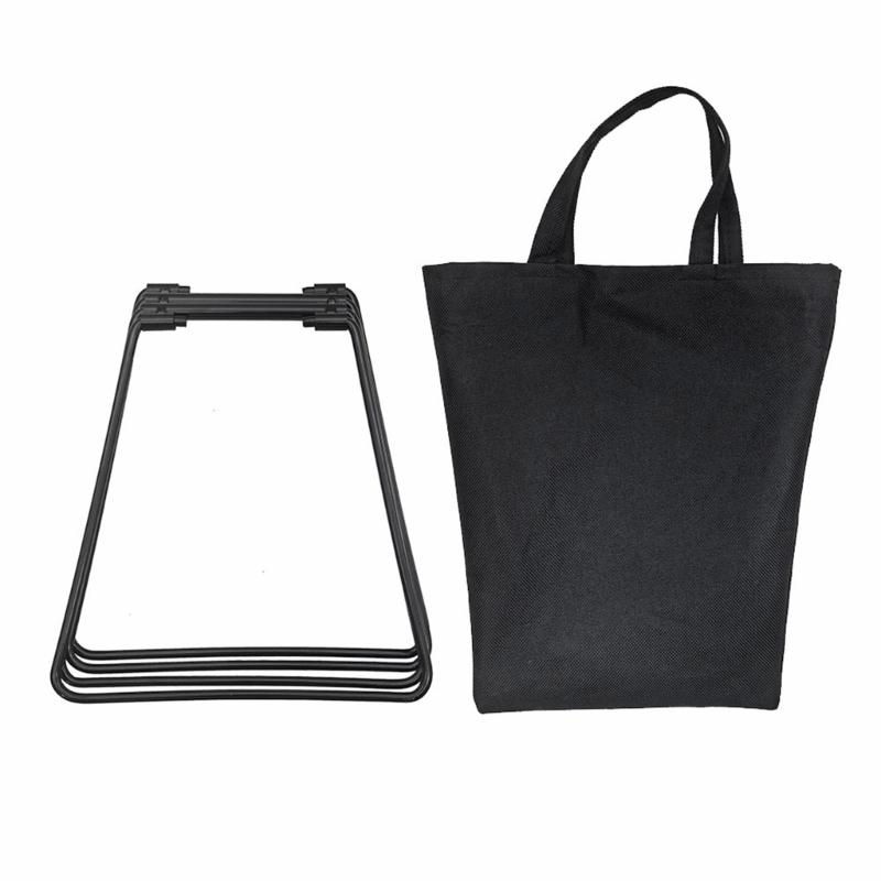 Storage Box Bracket for Outdoor Picnics Cooking Accessories Foldable Bracket Ice Box Stand Camping Folding Coolers Stand L чёрный 1790₽