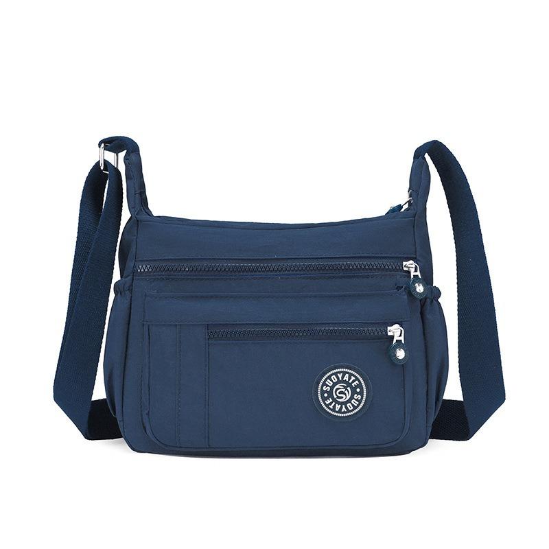 Neue Umhängetasche mit großem Fassungsvermögen, leichte Stofftasche, Muttertasche, mehrschichtige Schultertasche, Damen-Reiserucksack