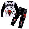 Stranger Things 4 Hellfire Club Kids Child Pyjamas Set Long Sleeve Tops Pants Sleepwear Loungewear Outfit