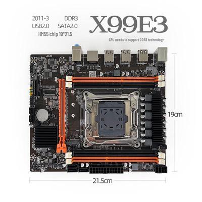 Eagle Jet X99E3-D3 2011-3 Motherboard: Compatible with Desktop ECC Server DDR3, X99 2673V3.