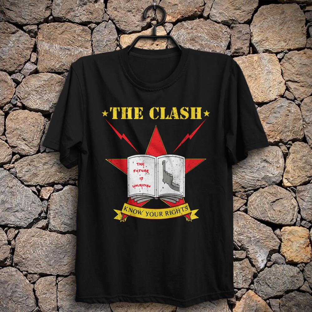 Vintage Know Your Rights T-Shirt The Clash Combat Rock Joe Strummer Mick Jones Unisex T-Shirt XXXL