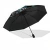 Motorcycle Themed Automatic Opening and Closing Umbrella, Brightly Colored 8-rib Portable Umbrella, Suitable for Men and Women, A Perfect Gi