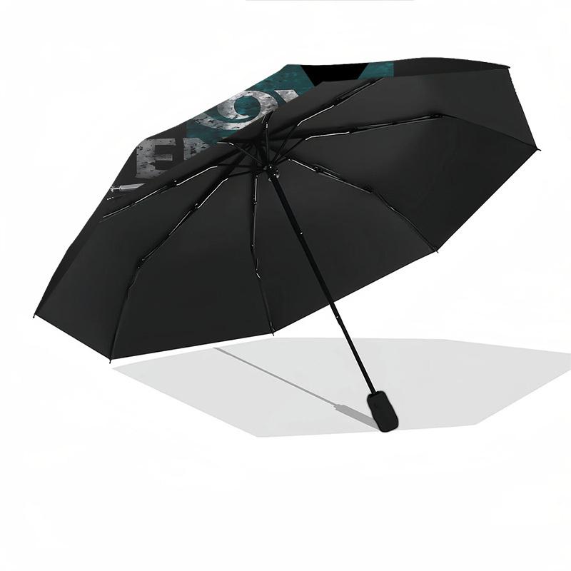 Motorcycle Themed Automatic Opening and Closing Umbrella, Brightly Colored 8-rib Portable Umbrella, Suitable for Men and Women, A Perfect Gi