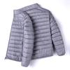 Winter Latest Mens Light and Short Trendy Everyday Cotton Clothes Slim and Warm Mens Hooded Jacket