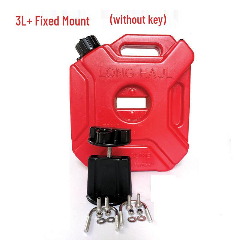 3L Plastic Fuel Tank & Gasoline Can for Car/Motorcycle Travel