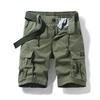 Summer Cargo Shorts For Men With Multiple Pockets And Cotton Fabric For Casual Urban Wear