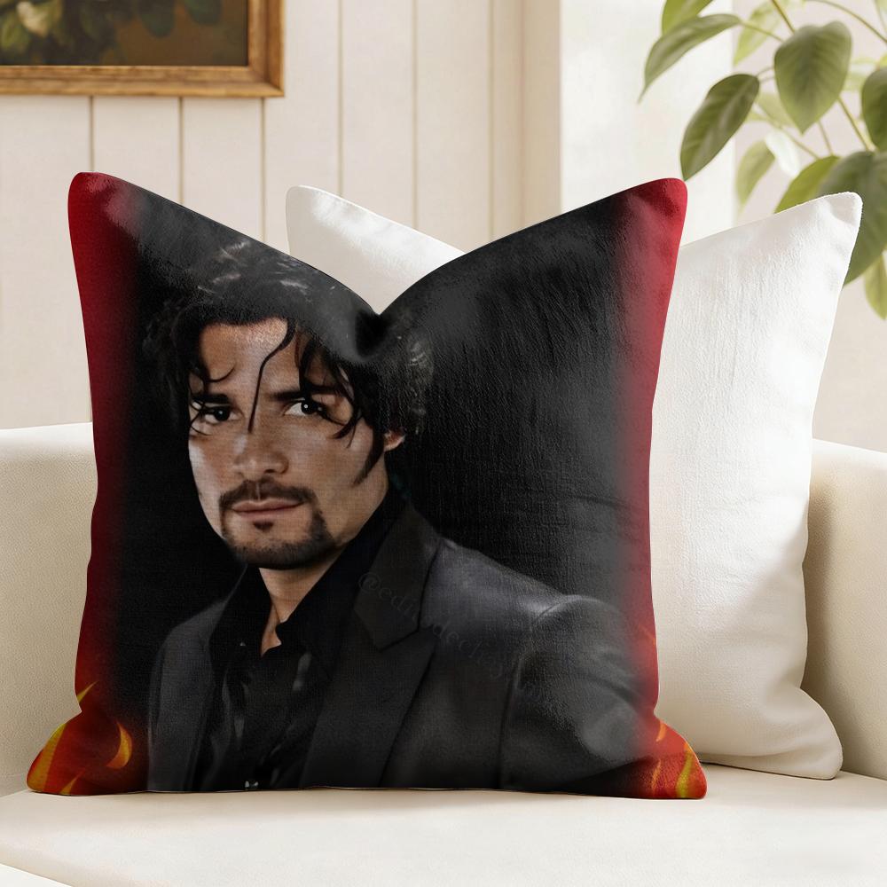 CChayanne Chiquito MMeme Cushion Cover Eco Linen Pillow Case DoubleSided Print Breathable Durable Zipper Home Decor Gift