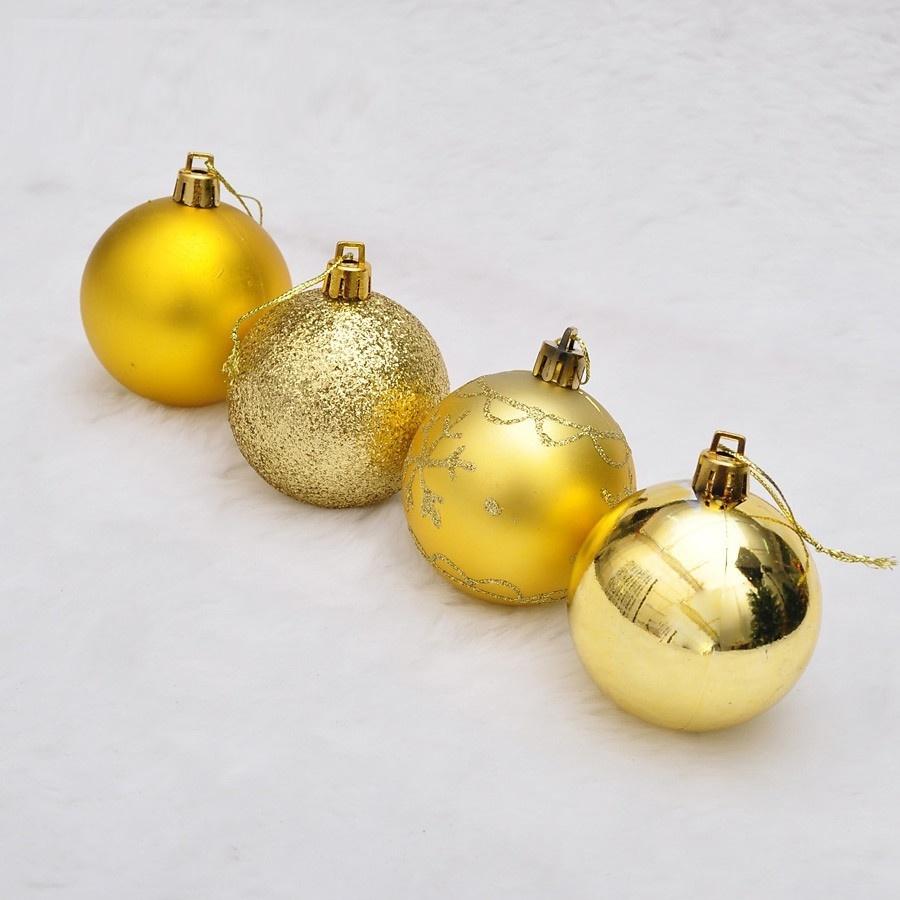 4Pcs Christmas Balls Baubles Party Xmas Tree Decorations Hanging Ornament Decor
