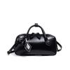 OL retro simple portable Boston bag women's autumn high-end sense popular fashion commuter shoulder messenger bag