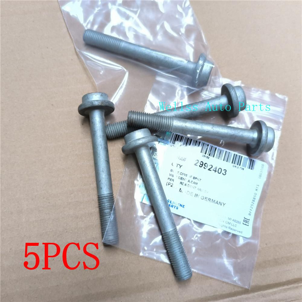 5 шт. Оригинальный БОЛТ-винт шестерни распредвала 12992403 5636971 M10 x 80 для Astra Vectra ignia Zafira Opel Torx 5PCS
