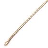 Les Trésors De Lily [C7309] - Gold Plated Bracelet 'Bean' 18 Cm 3. 6 Mm