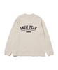 Varsity Logo Long Sleeve OFF Size M [Snow Peak] T-Shirt TS-26SU002 Long-sleeved T-shirt, Men's/Women's, WHITE,