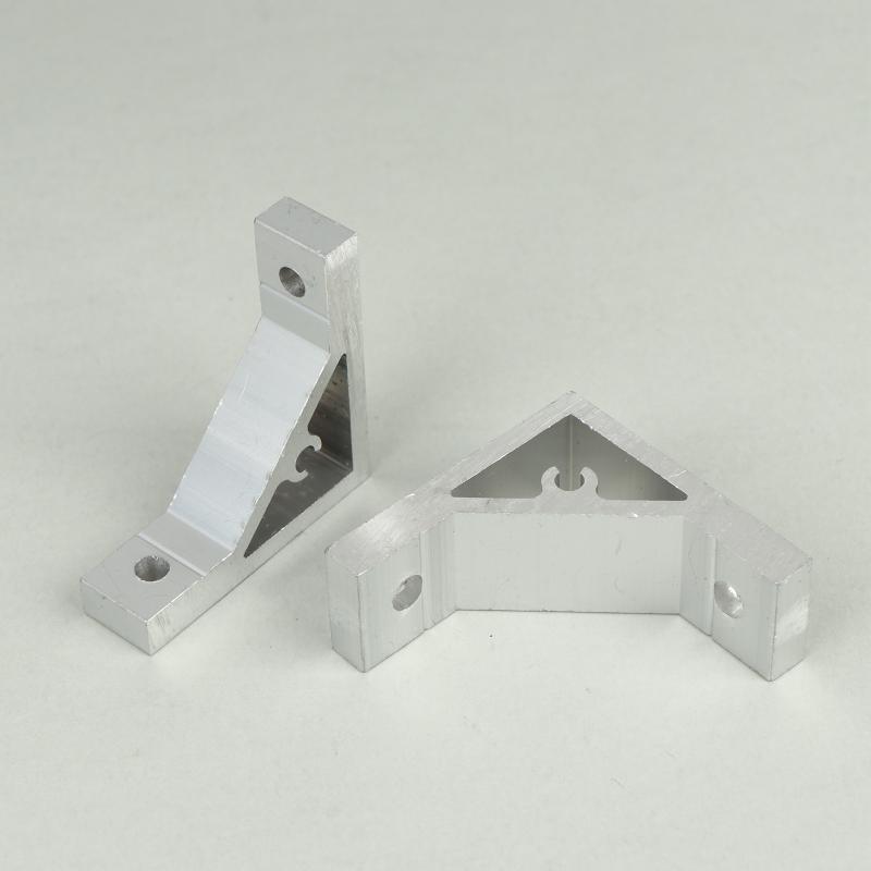 2Pcs 90 Degree Corner Angle Bracket 2020 3030 4040 4545 5050 6060 Single-Slot/Dual-Slot Aluminum Profile Connection Joint