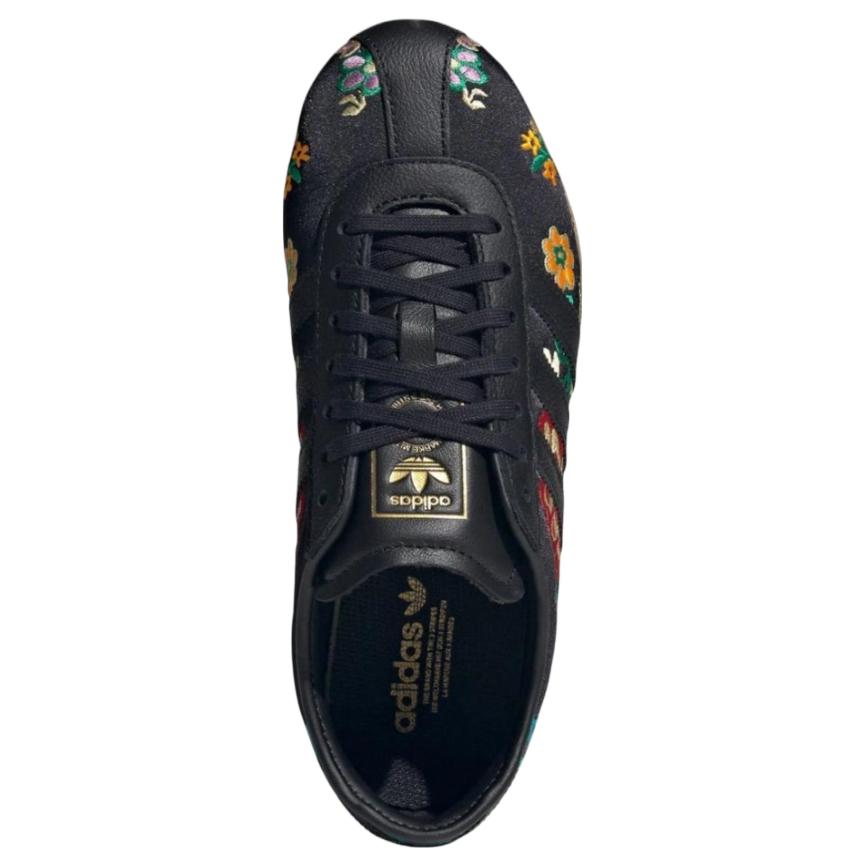 Adidas Tokyo Floral Embroidery Pack - Black Women Sneakers Cream-White Gold-Metallic Gum JR1494