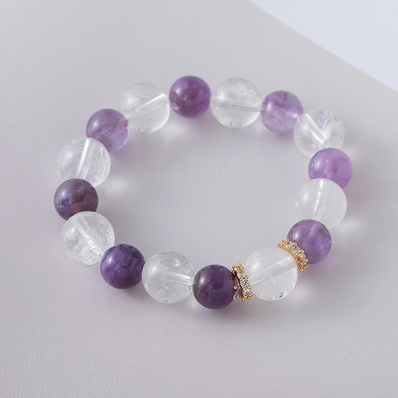 Natural amethyst bracelet bracelet. Bangles Women Fashion Jewelry accessories Gift аметист