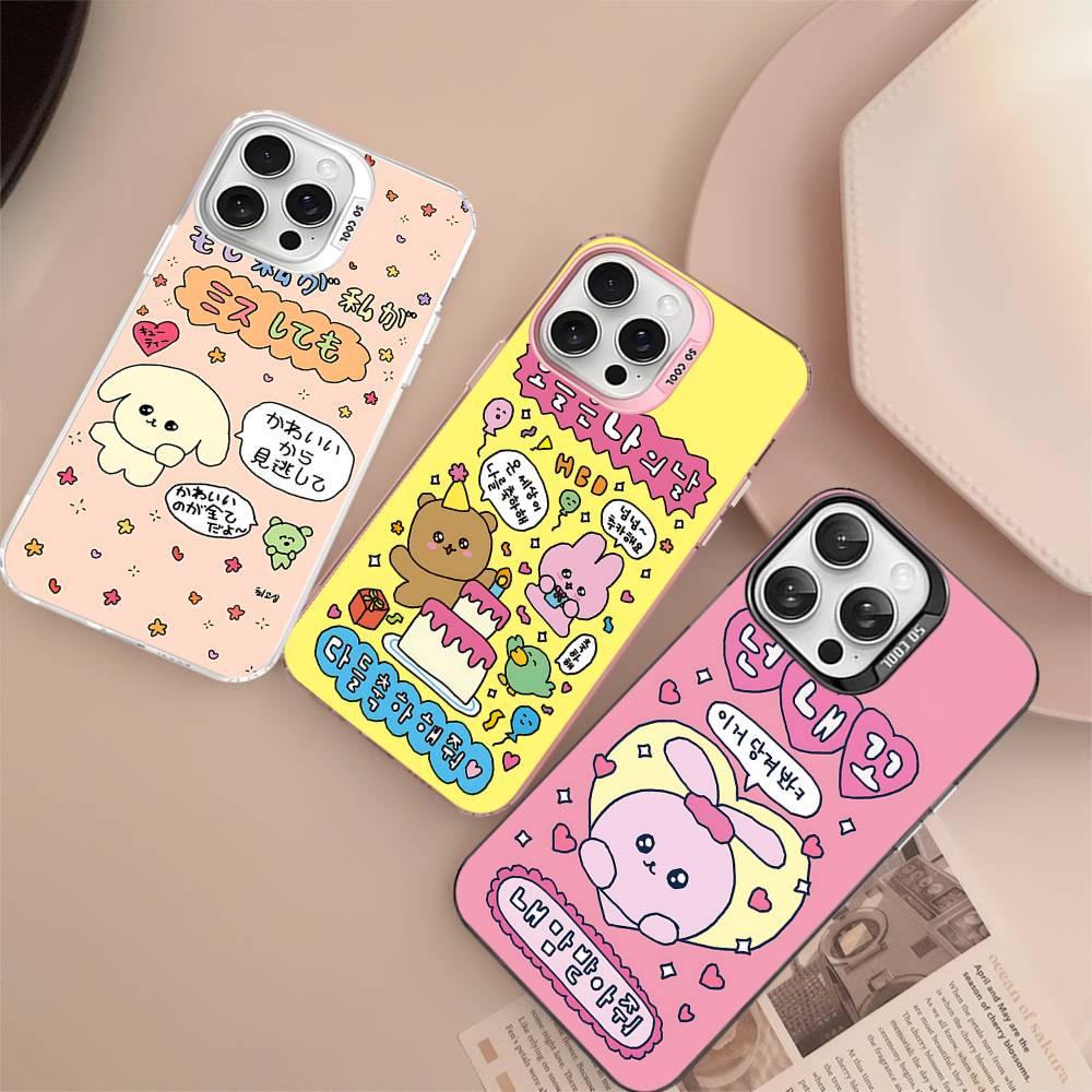 G-GosimpersonS Color Phone Case For IPhone 17 16 15 14 13 12 11 Pro Max Plus Pro Shell