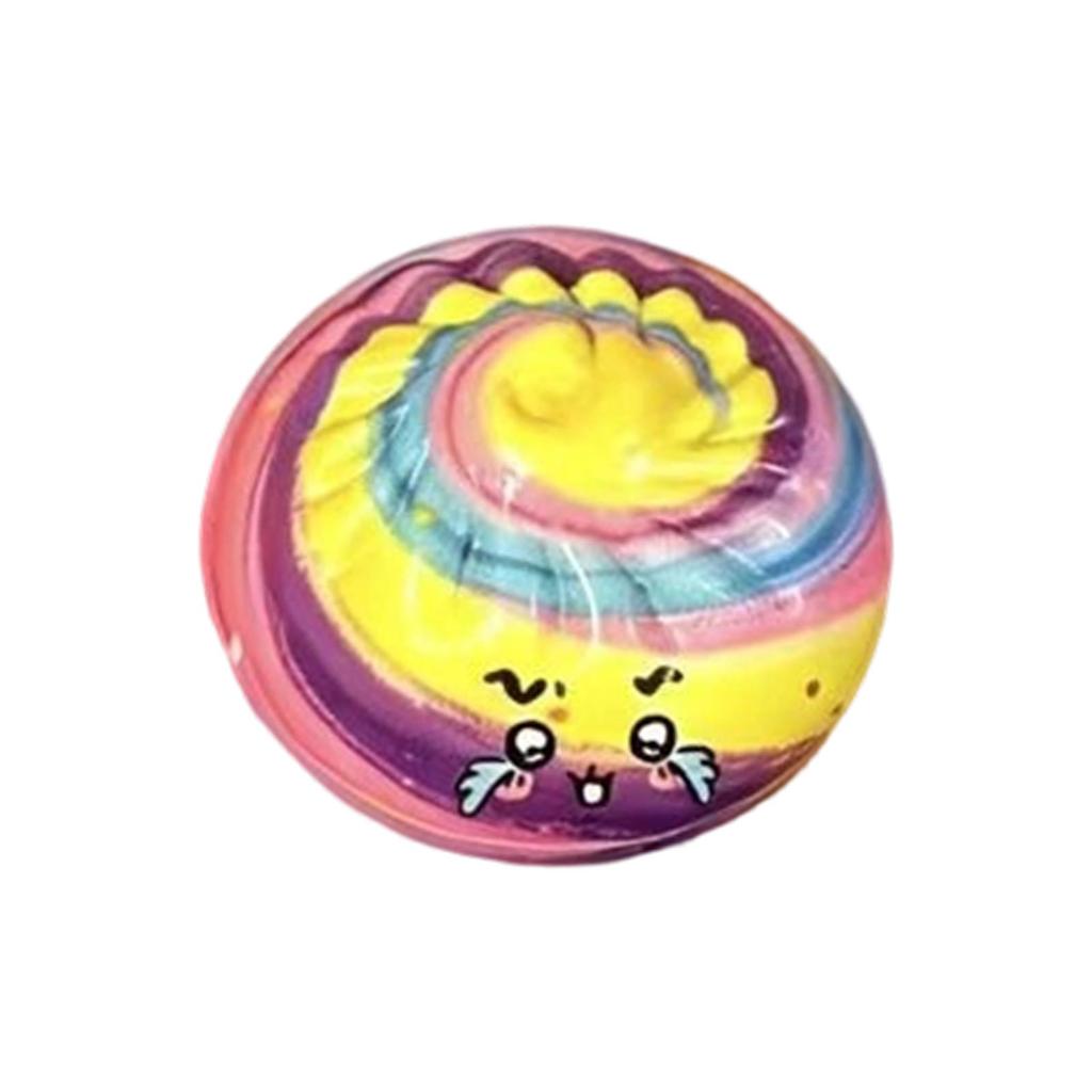 PU Slow Rebound Soft Squishy Bun Toy Stress Relief Squeeze Toy Durable Material Safe for Kids and Adults Random Design