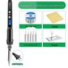 Digital Display Temperature Control Electric Soldering Iron Set for Home Repair & Welding