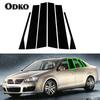 Car Pillar Posts Door Window Molding Cover Trim BC Column Sticker for VW Jetta MK5 Sedan 2006 2007 2008 2009 2010 Accessories