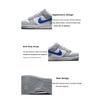 Nike Tenisi Dunk Low GS Wolf Grey Royal pentru copii Game-Royal White FN3878-001