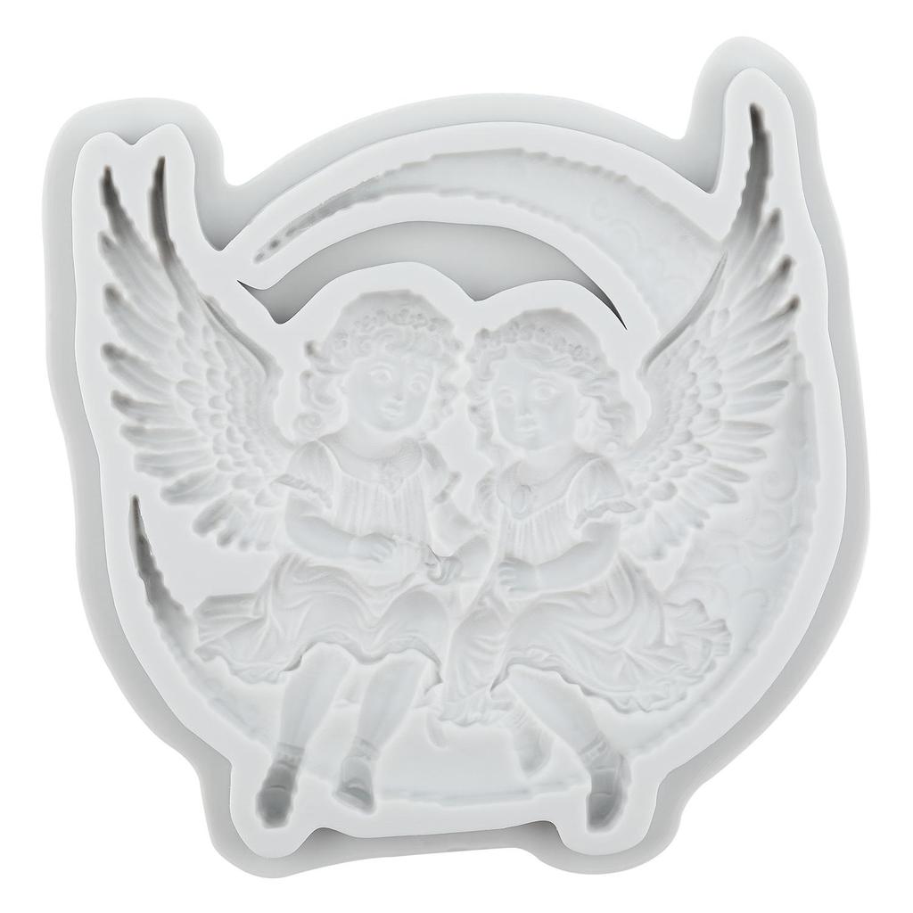 Angel Silicone Molds Angel Baby Fondant Mold Cake Decorating Tools Cupcake Topper Candy Chocolate Gumpaste Mold
