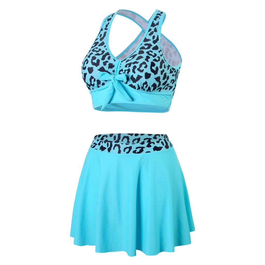 Costume da bagno europeo e americano Costume da bagno spezzato Abito conservativo da donna Set bikini Costume da bagno a tinta unita