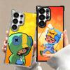 Cartoon Game Stars Soft Phone Case For Samsung Galaxy S26 Ultra S25 Edge S24 FE S23 Plus S22 S21 + S20 Plating Anti-Fall Fundas