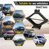 2T/3T Car Scissor Jack Auto Emergency Crank Lift Stand Labor-Saving Repair & Tire Replacement Tool with Wrench for SUV Vehicles