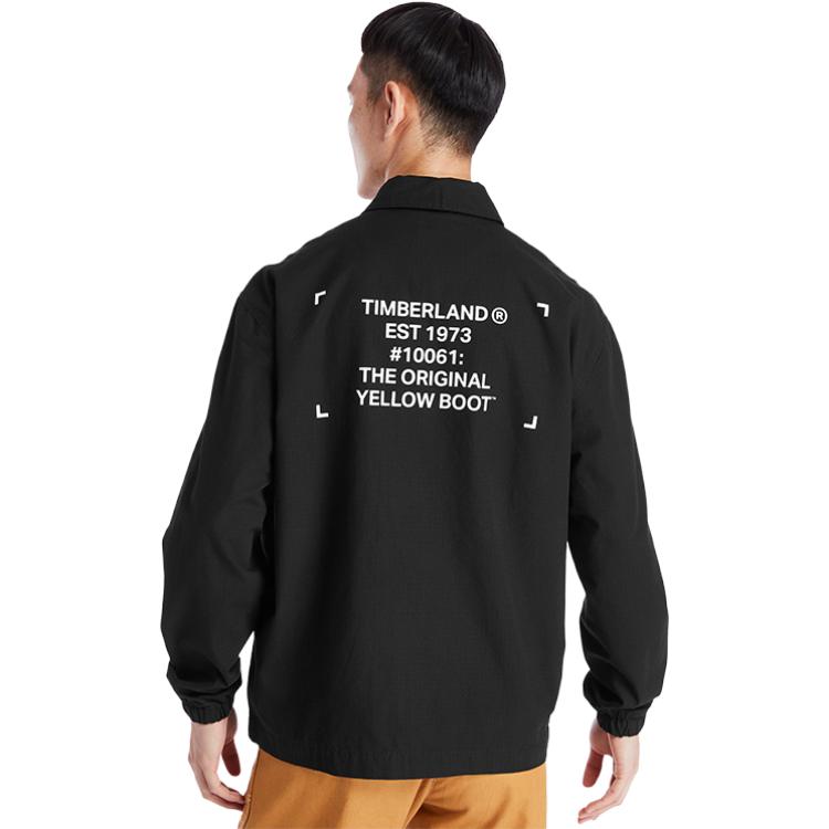 Timberland Outdoor Work Coach Jacket Men Jackets Black A2CCJ-001